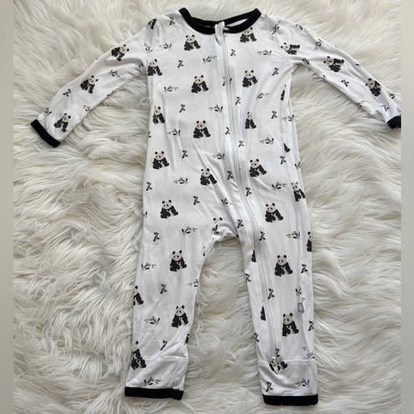 Kyte BABY Other - Panda Print Kids One Piece - White and Black - kyte baby